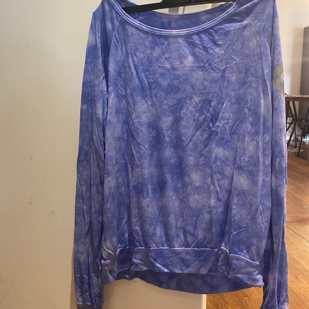 Flywheel blue tie dye long sleeve